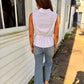 Sara Linen Top- White