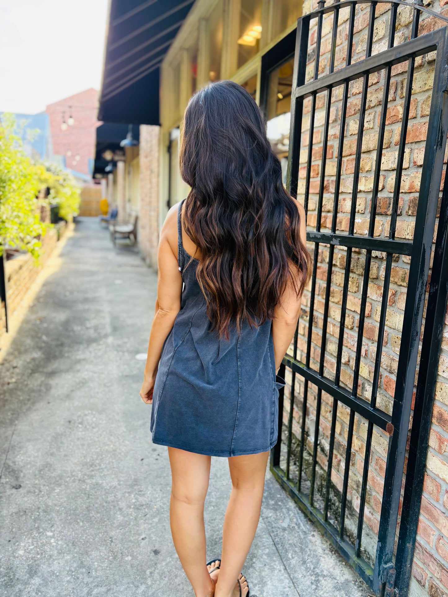 Z Supply Jet Set Dress- Black Sand