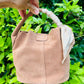 Shelley Suede Crossbody Bag- Tan