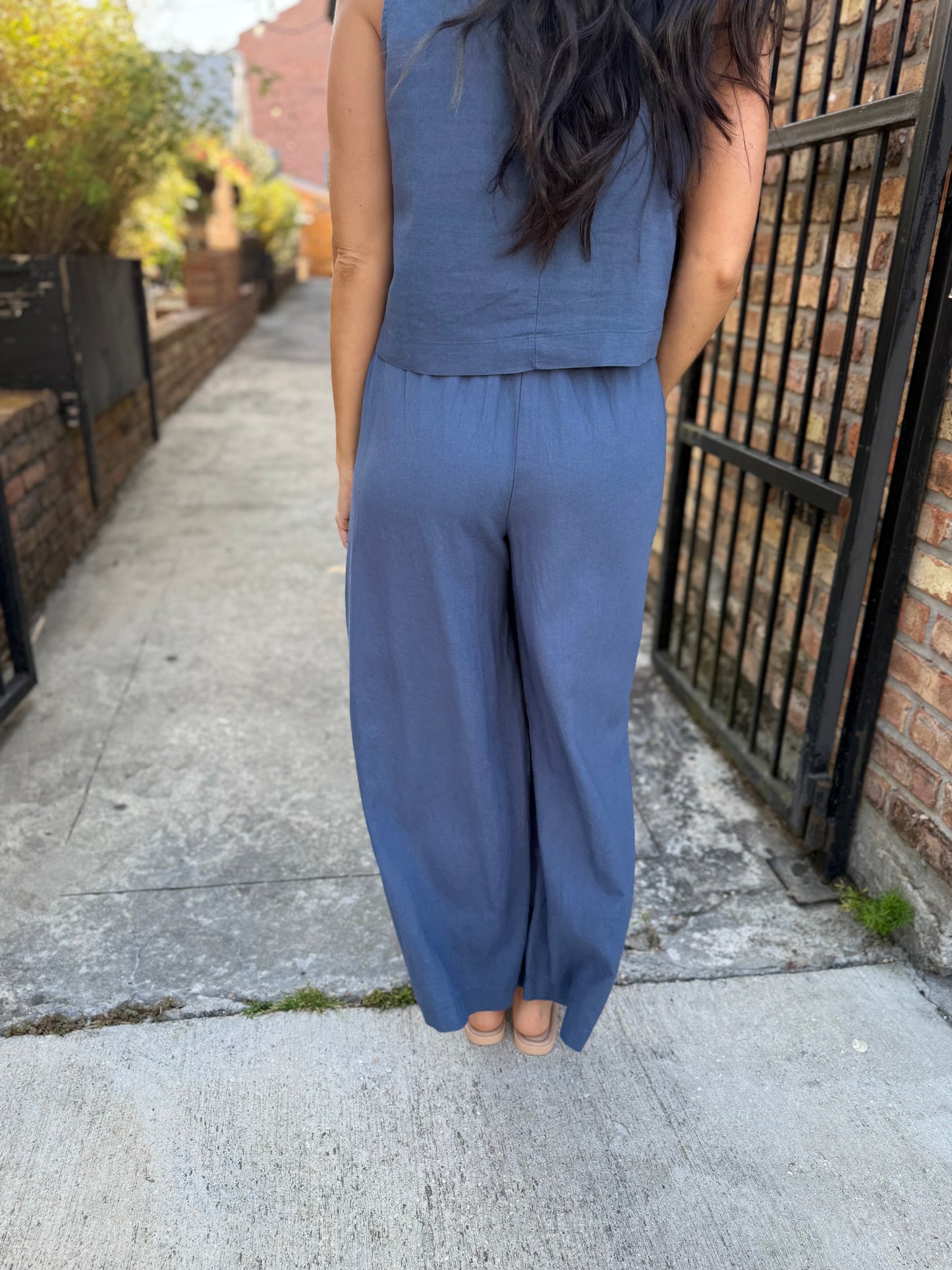Z Supply Scout Linen Pant- Vintage Indigo