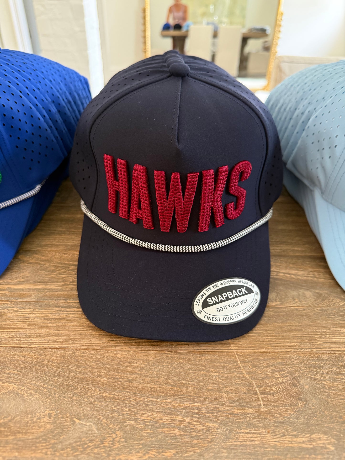 Hawks 3D Golf Hat- Navy