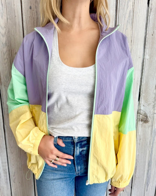 Mardi Pastel Windbreaker