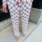 Charlotte Lattice Garland Pajamas