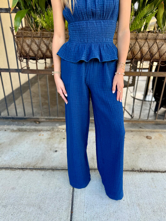 Harbor Pants- Soft Indigo