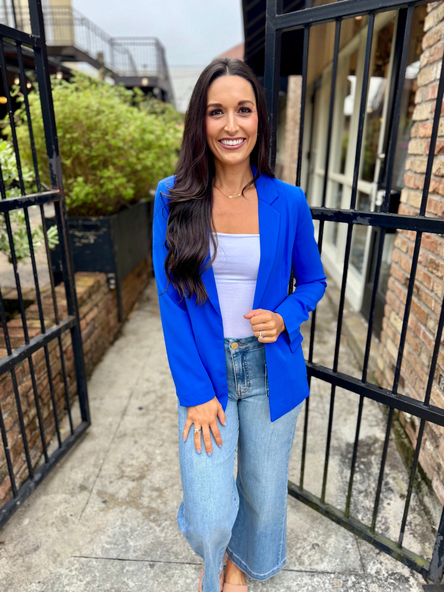 Paul Pocket Blazer- Electric Blue