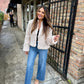 Jelena Faux Fur Jacket- Cream