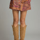 Izzy Botanical Skort- Terra Cotta