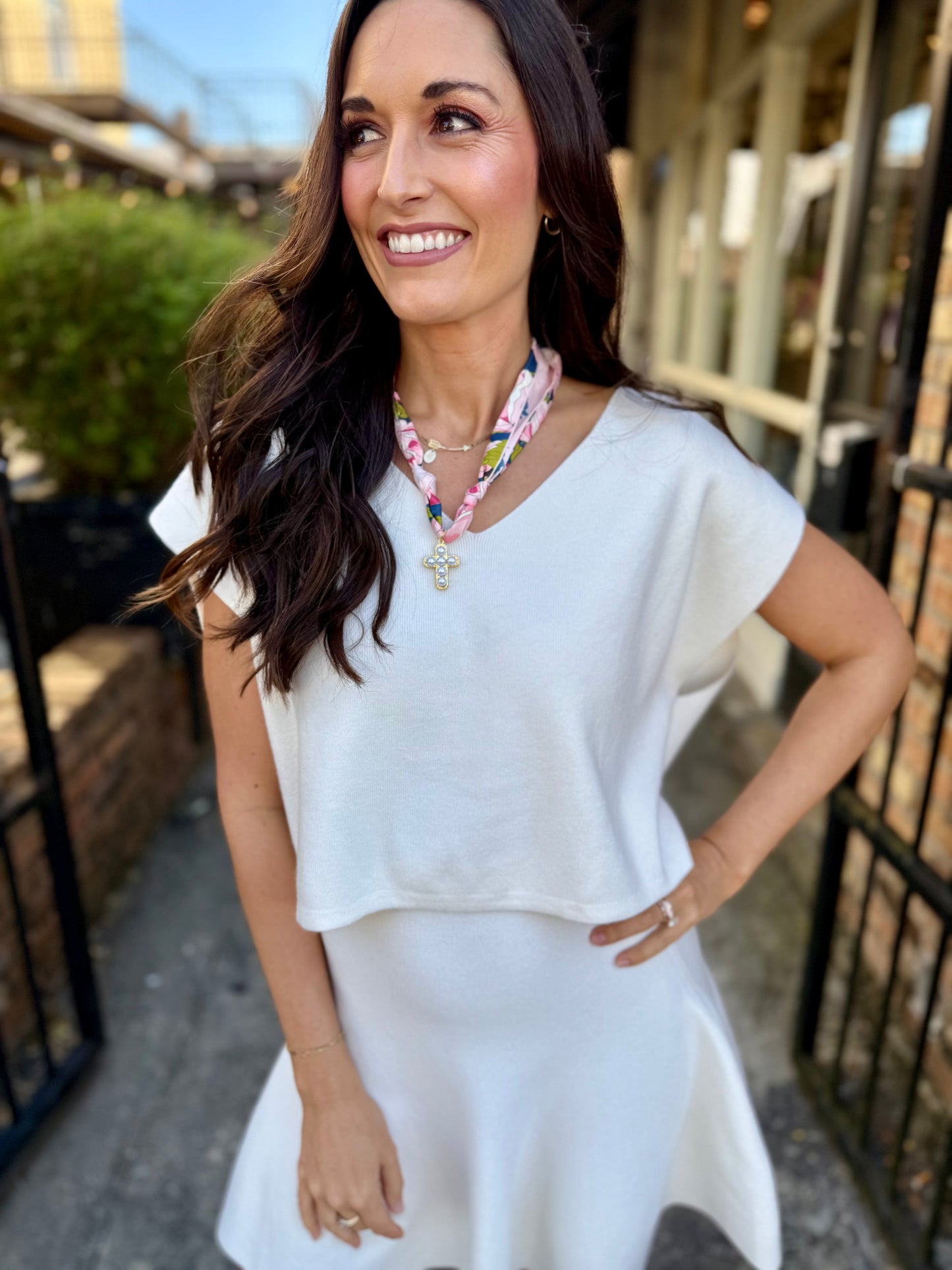 Meghan 2 PC Set- Ivory