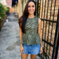 Meaux Denim Mini Skirt- Medium Denim