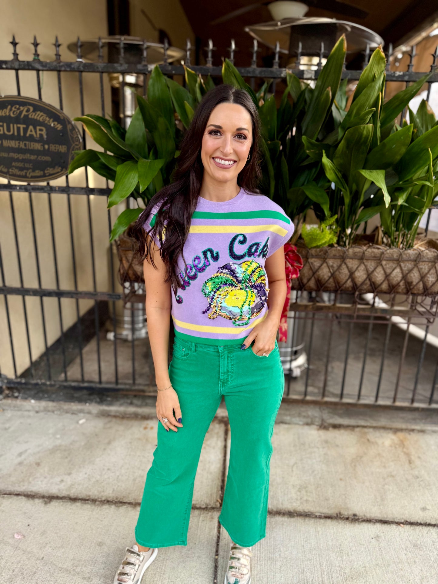 MG Queen Cake Striped Top