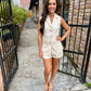 Mariana Blazer Vest- Cream