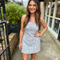 Maureen Mini Dress- Grey
