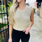 Eleny Sweater Vest- Dusty Taupe