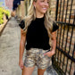 Tiger Elastic Shorts