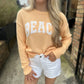 Z Supply Beach Sweater- Orange Cream