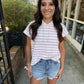 Boxy Denim Shorts- Med Blue