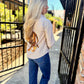 Tiger Striped Button Down