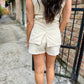 Mariana Blazer Vest- Cream