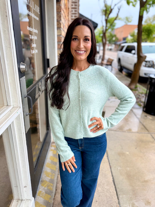 Z Supply Medina Cozy Cardigan- Mint Julep
