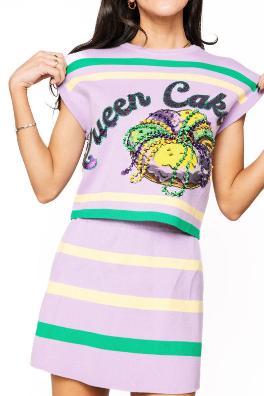 MG Queen Cake Striped Top