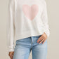 Z Supply Heart Sweater