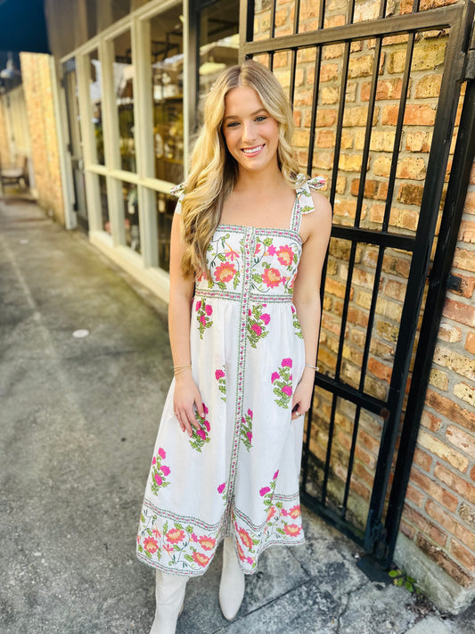 Canary Floral Maxi Dress