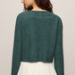 Z Supply Stand In Sweater- Emerald Cove