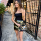 Alula Sequined Mini Skirt- Olive