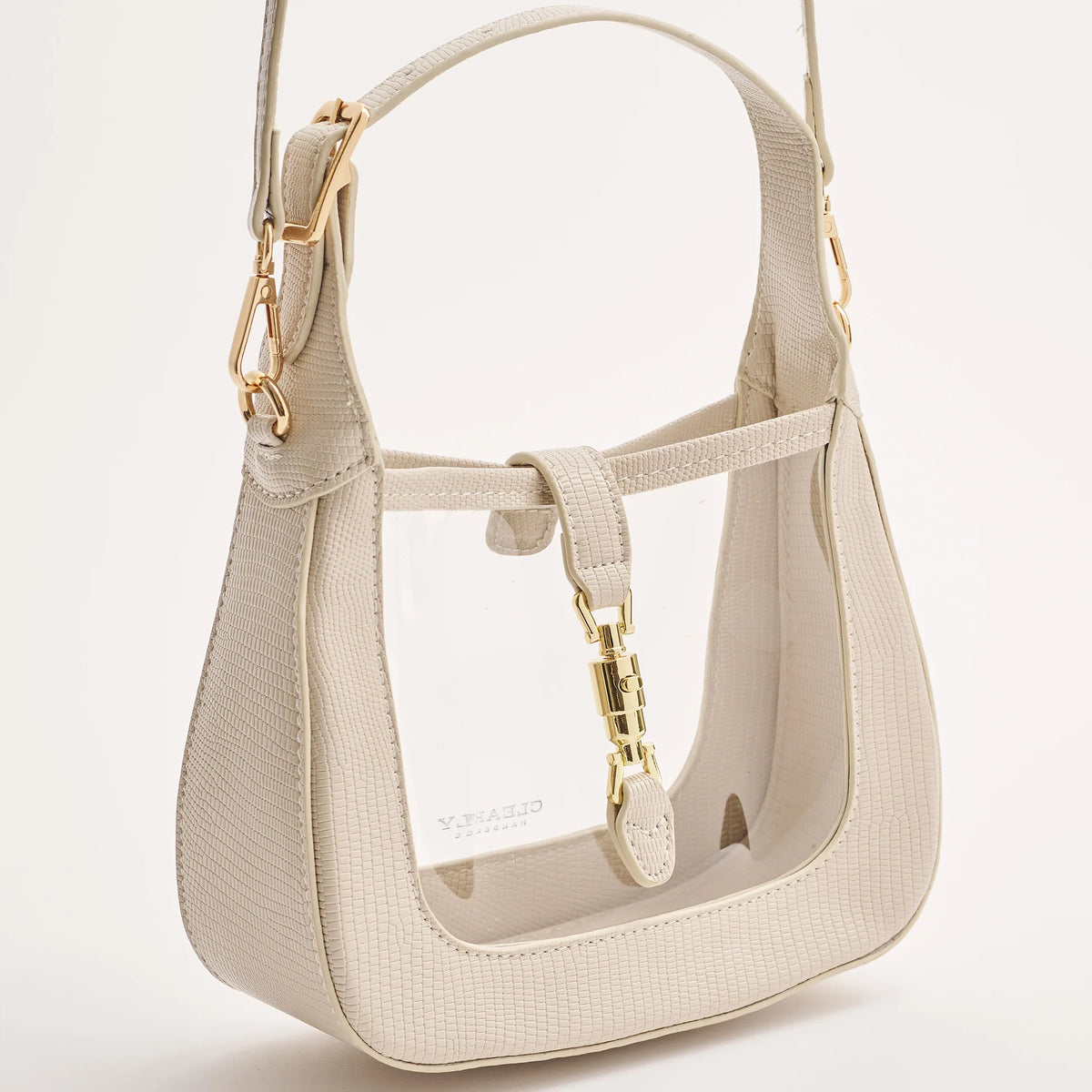 Paige Clear Bag- Ivory