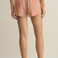 Z Supply Perfect Stripe Short- Tiger Lily