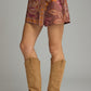 Izzy Botanical Skort- Terra Cotta