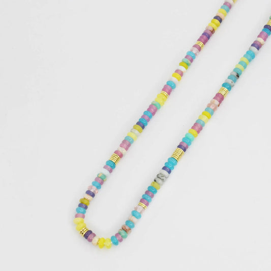 Candy Thin Gemstone Necklace