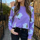 Mardi Gras Boot Sweatshirt