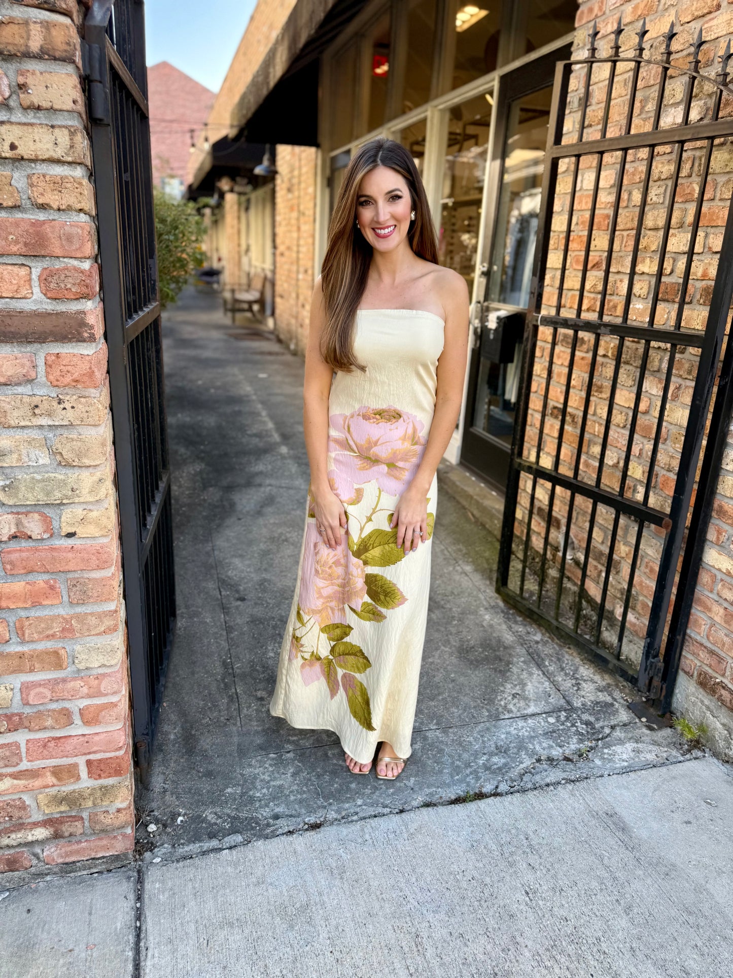 Oversized Floral Maxi Dress