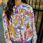 Rainbow Multi Abstract Tiger Sweatshirt