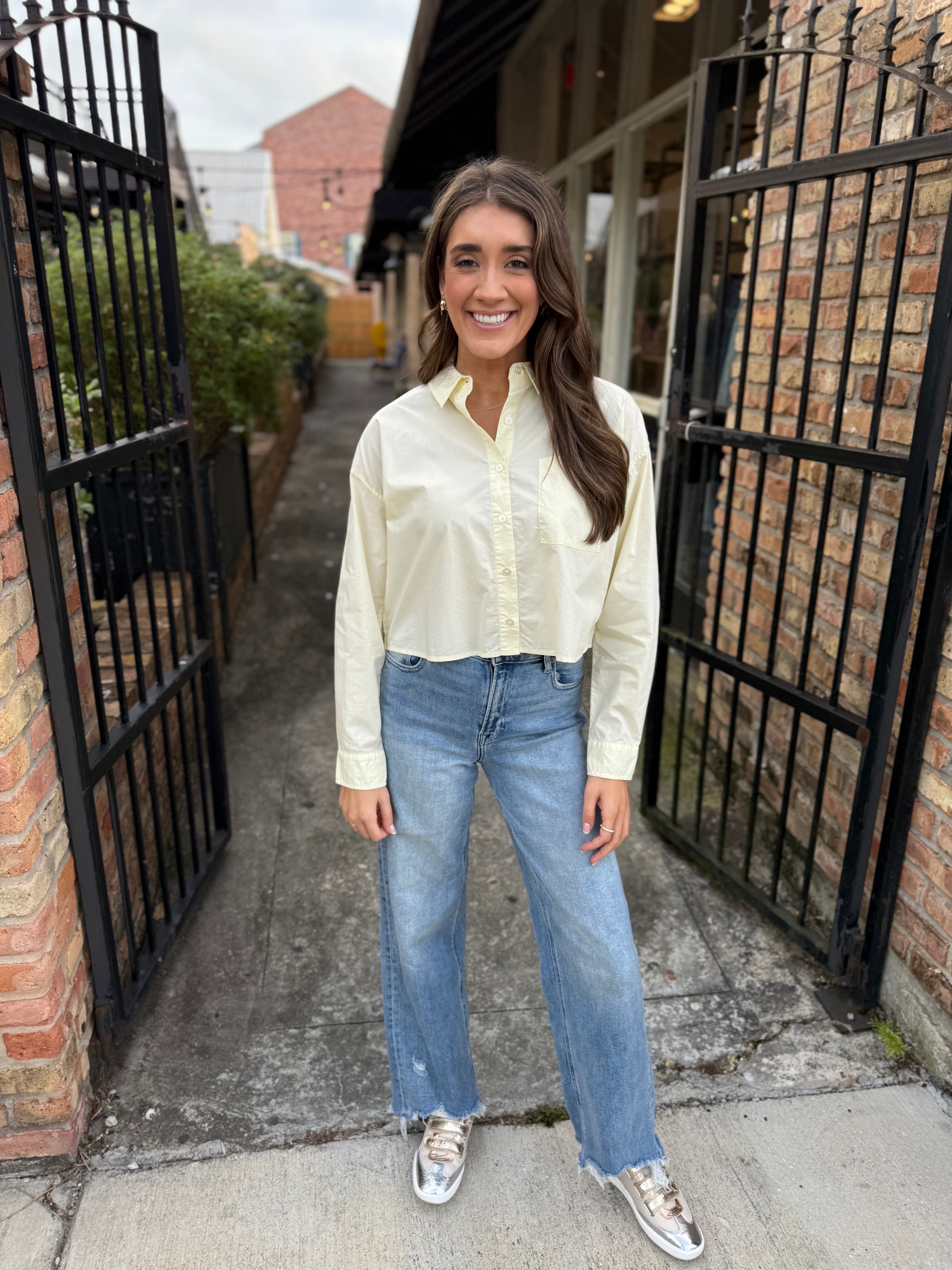 Z Supply Lisette Top- Pineapple – Hazel Lane Boutique