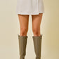 Saddle Up Skort- Ecru