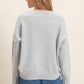Donnelly Sweater- Misty Blue/Gray
