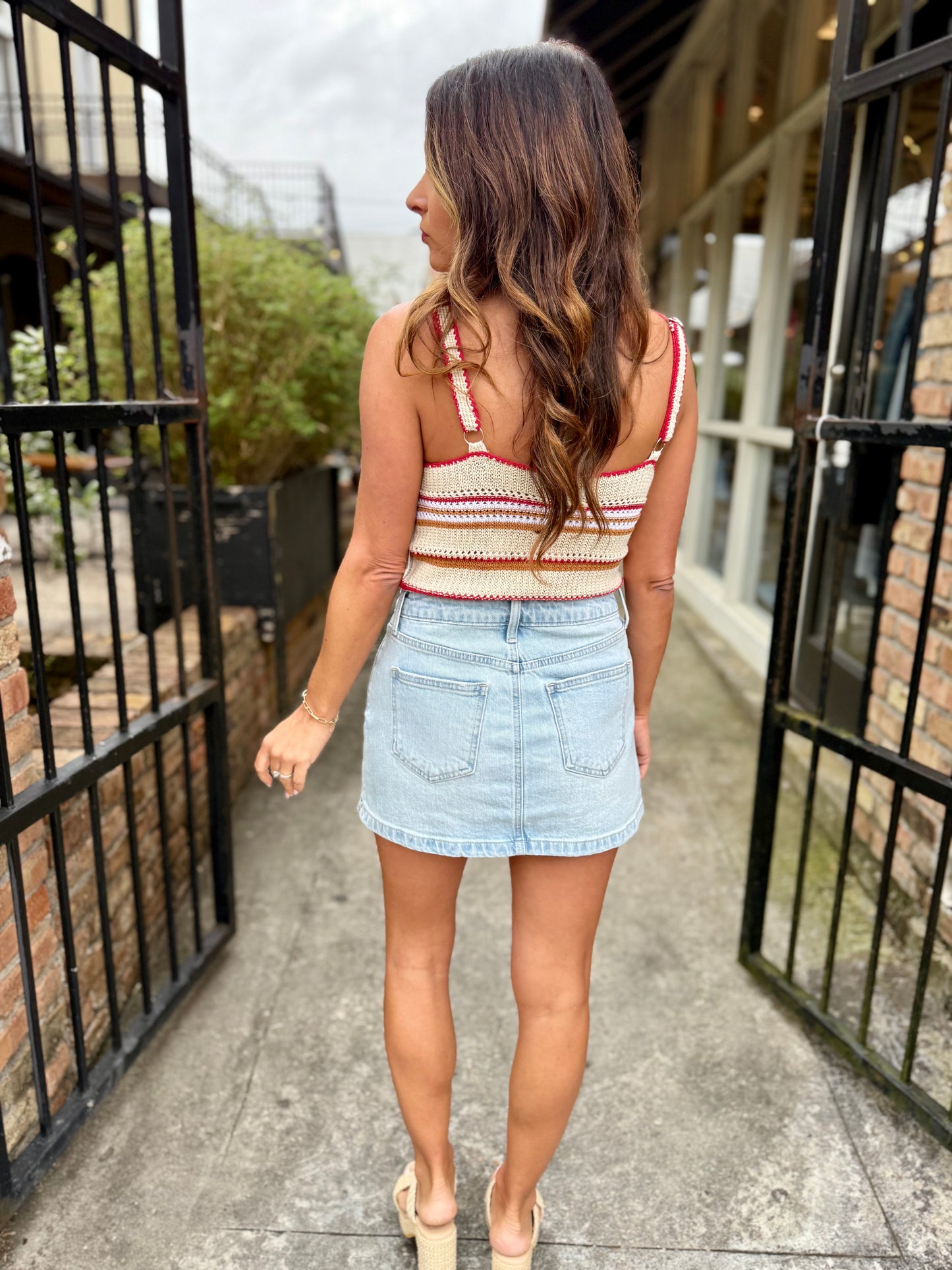 Copper Cloud Sweater Tank- Multi