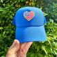 Z Supply Trucker Hat- Heart Flag