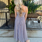 Kalley Maxi Dress- Brown