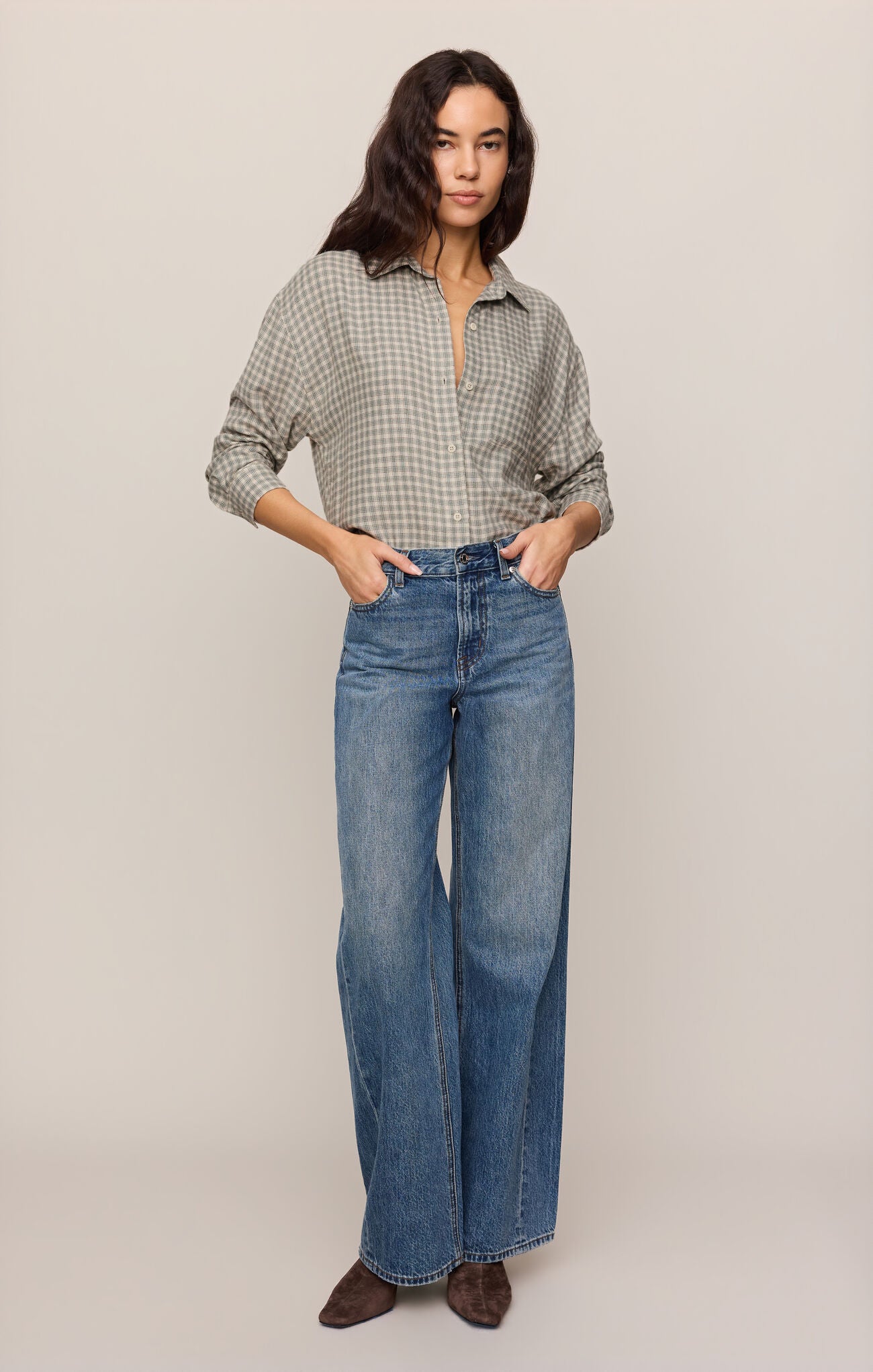 Z Supply River Plaid Button Up