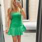 Emily Mini Dress- Kelly Green