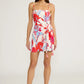 Samantha Mini Wrap Dress- Multi