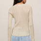 Z Supply Rowena Fine Knit Sweater- Sandstone