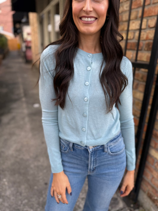 Giana Knit Cardigan- Sage