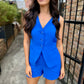Lucas Button Vest- Eclectic Blue