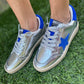 Vintage Havana Denisse 43 Sneakers- Metallic Silver/Blue