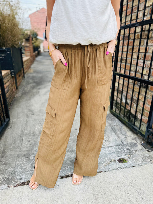 Light a Fire Cargo Pants- Brown