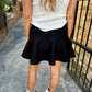 Rosina Mini Skirt- Black